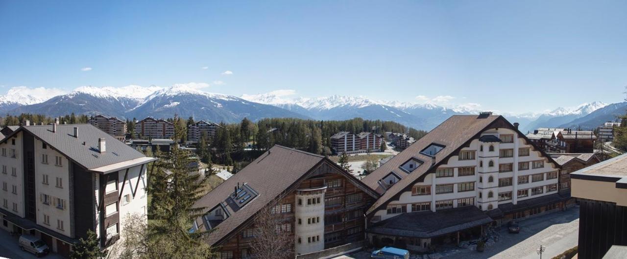 Ferienwohnung L'Eperon Center Crans Wonderful View Exterior foto