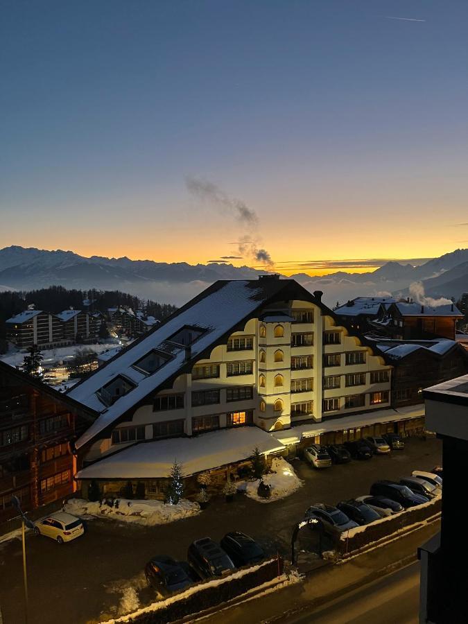 Ferienwohnung L'Eperon Center Crans Wonderful View Exterior foto