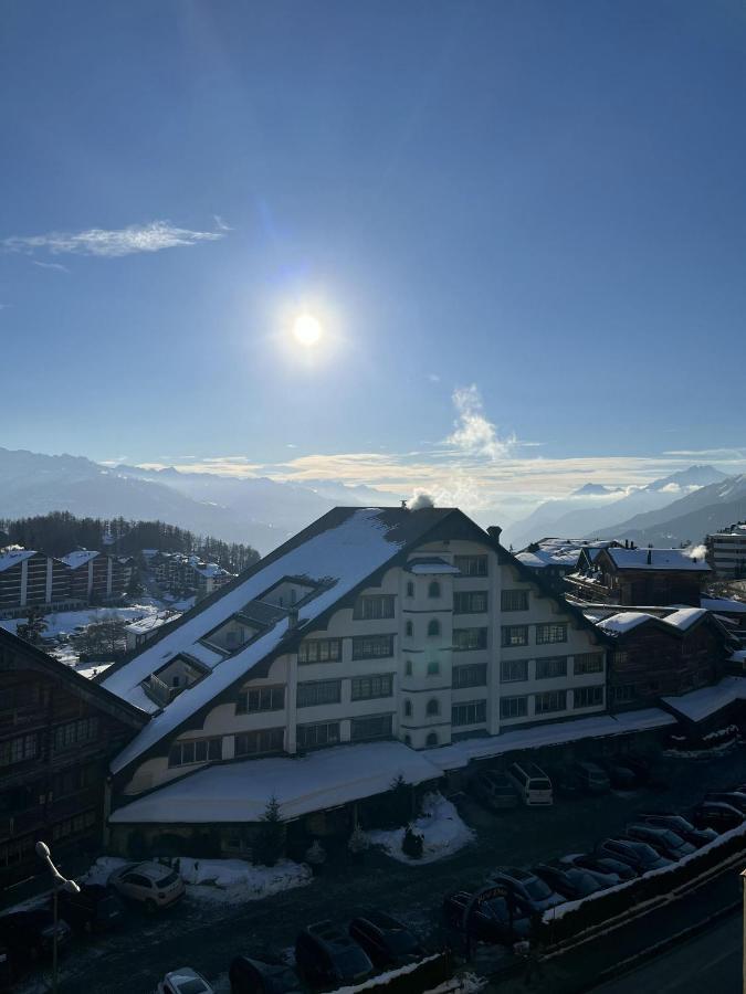 Ferienwohnung L'Eperon Center Crans Wonderful View Exterior foto